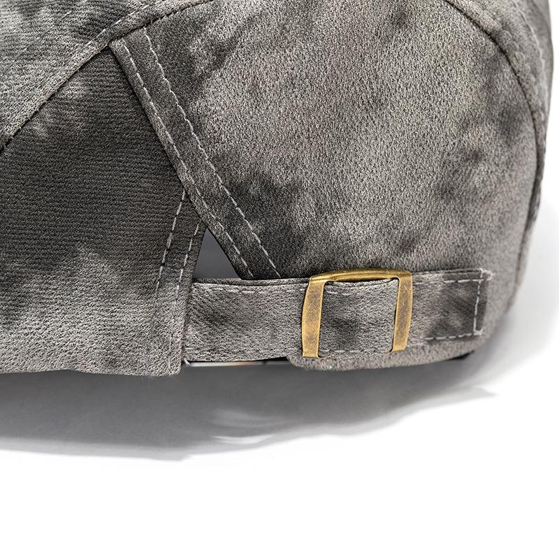 Cap Beret Autumn Winter Thick Warm Forward Cap Men Big Head Circumference Newsboy Cap