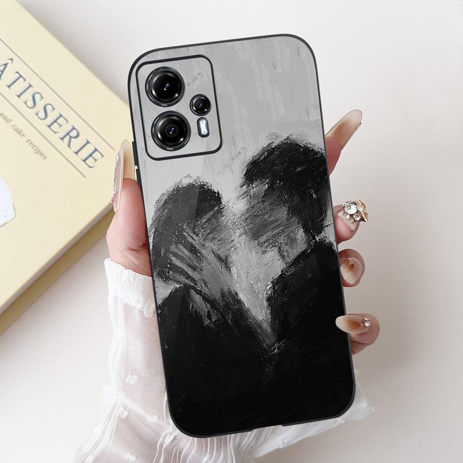 For Motorola Moto G13 G23 Case Lovely Panda Daisy Painted Cover Soft Silicone Phone Case For Moto G23 G 13 MotoG13 MotoG23 Coque