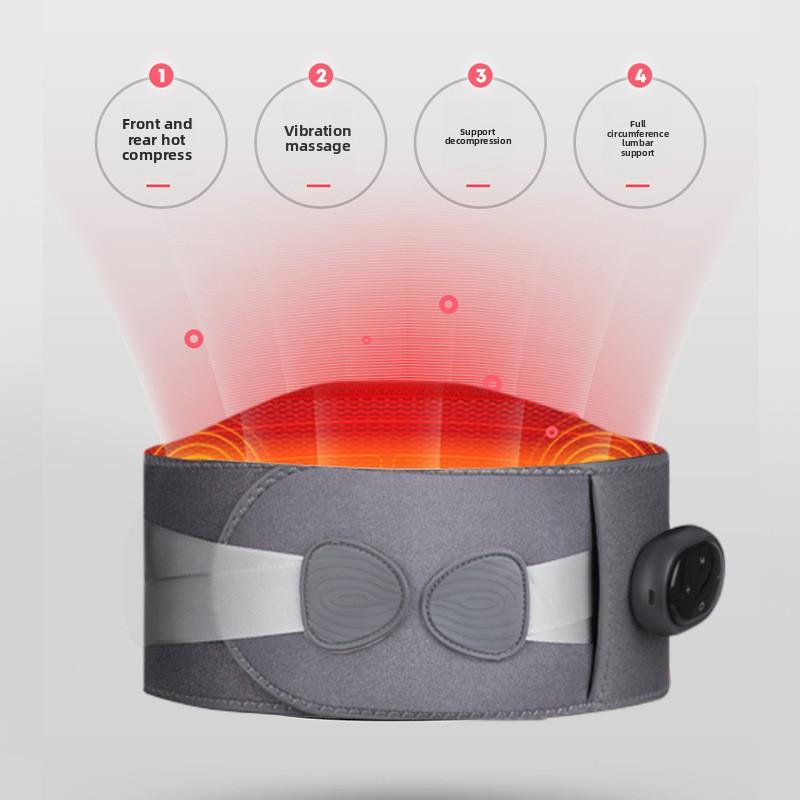Wireless Heating Waist Belt, Heating Physiotherapy Waist Protection, Hot Compress, Warm Palace Belt, Electric Abdominal Massager
