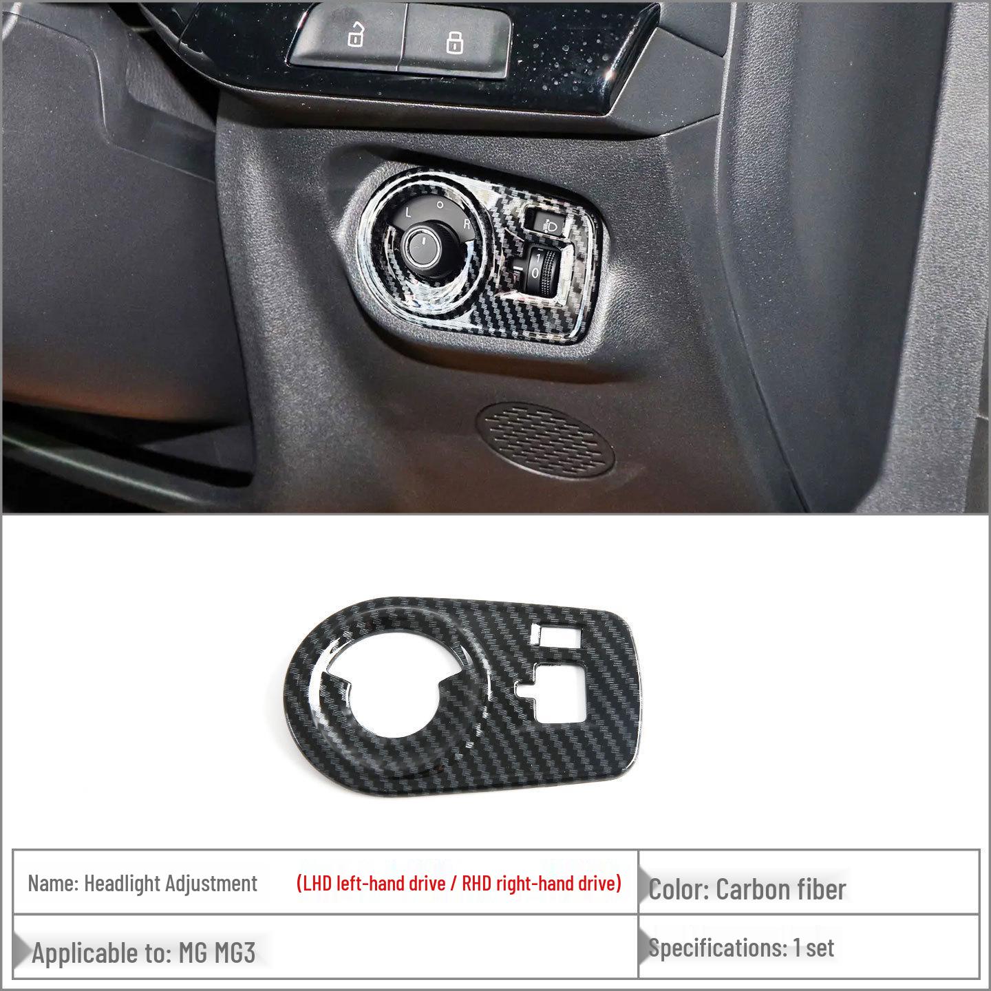 MG3 Headlight & Rearview Mirror Adjustment Panel Interior Accessories for 24 Model