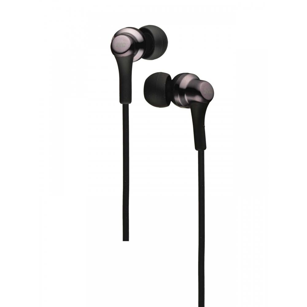 

Наушники JVC Kenwood JVC HA-FX26-B проводные канального типа черные