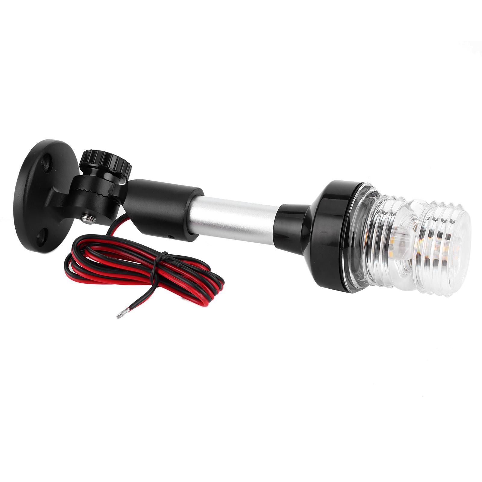 

Adjustable LED All Around Anchor Light Sailing Boat Yacht Signal Bulb Foldable Waterproof 360 degrees Round 12V24V(9in