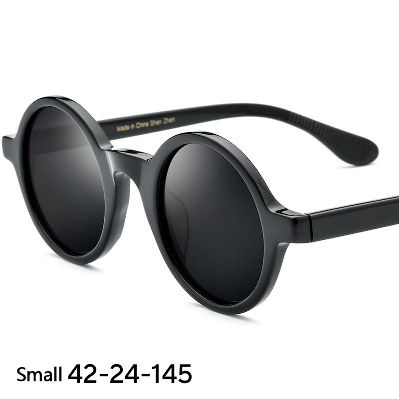 Borregls Acetate Sunglasses Men Brand Designer Retro Vintage Round UV400 Polarized Sun Glasses Women Mirrored Shades ZOLMAN Acetate