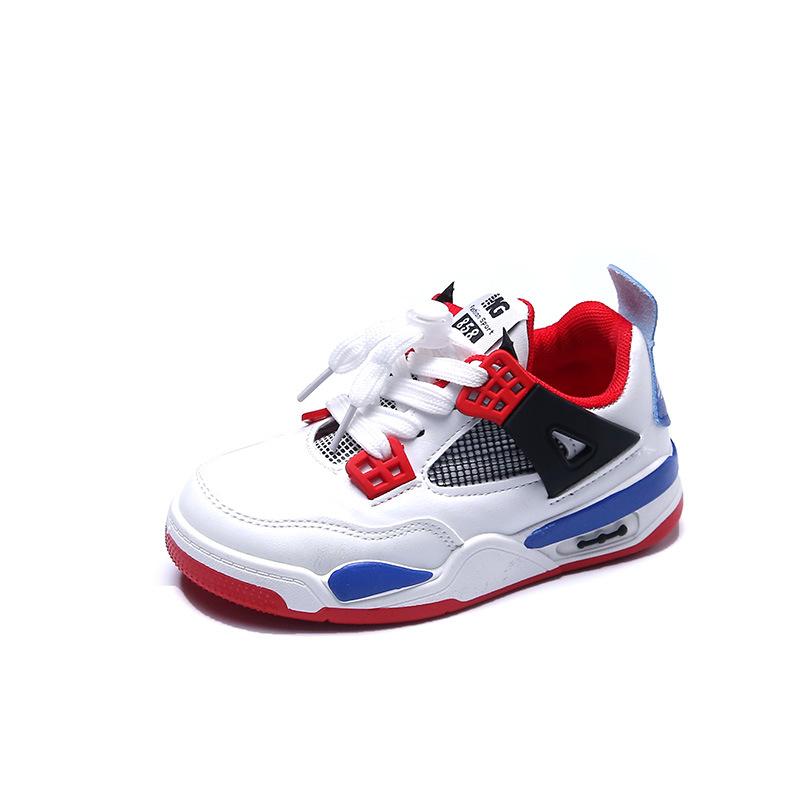 

Girls sports shoes 2025 autumn new children s breathable soft-soled casual shoes medium and older children s running shoes boys board shoes 32-37 yards, 6 pairs in one hand красный