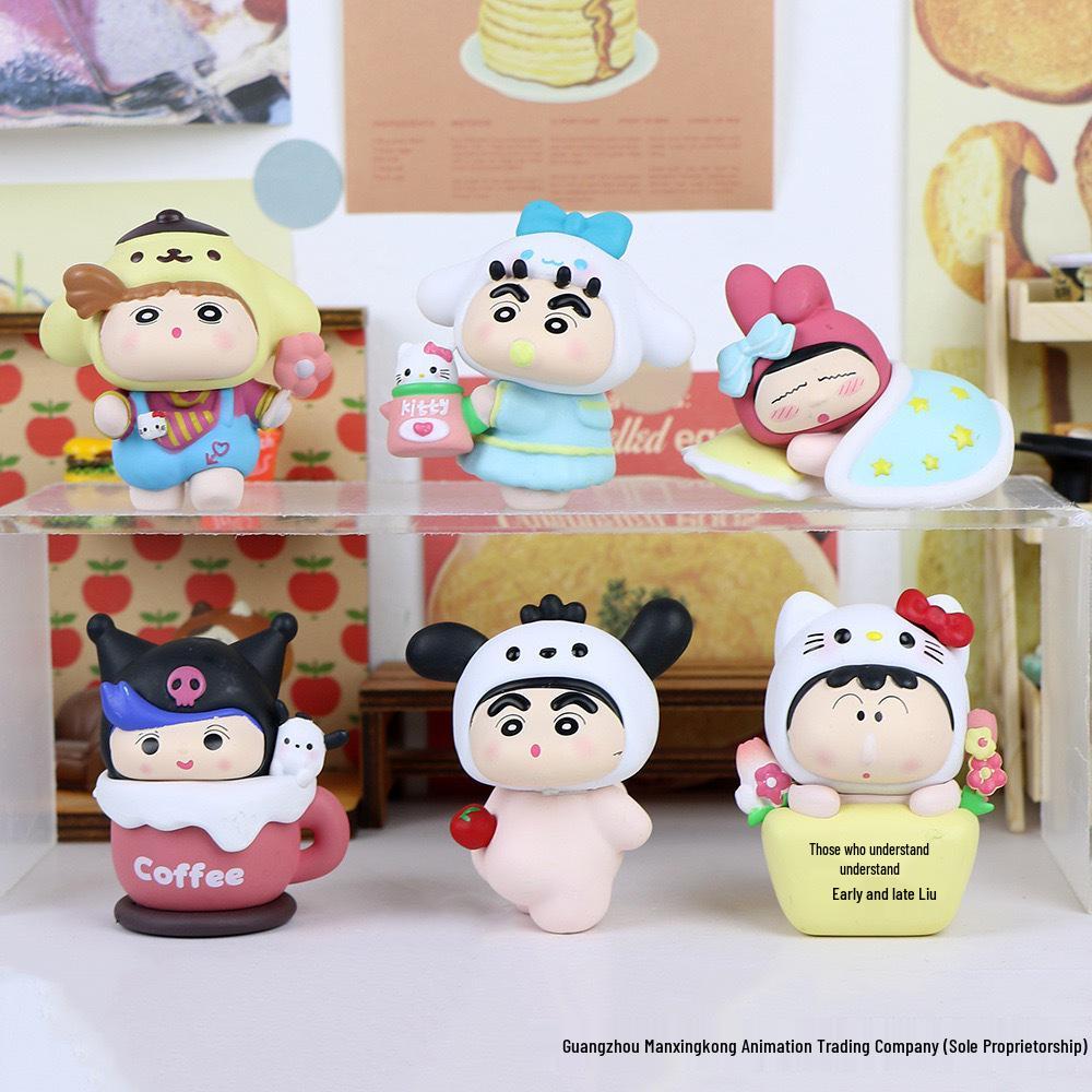 Sanrio Crayon Shin-chan Creative Cartoon Figure Ornament - Crayon Shin-chan Series