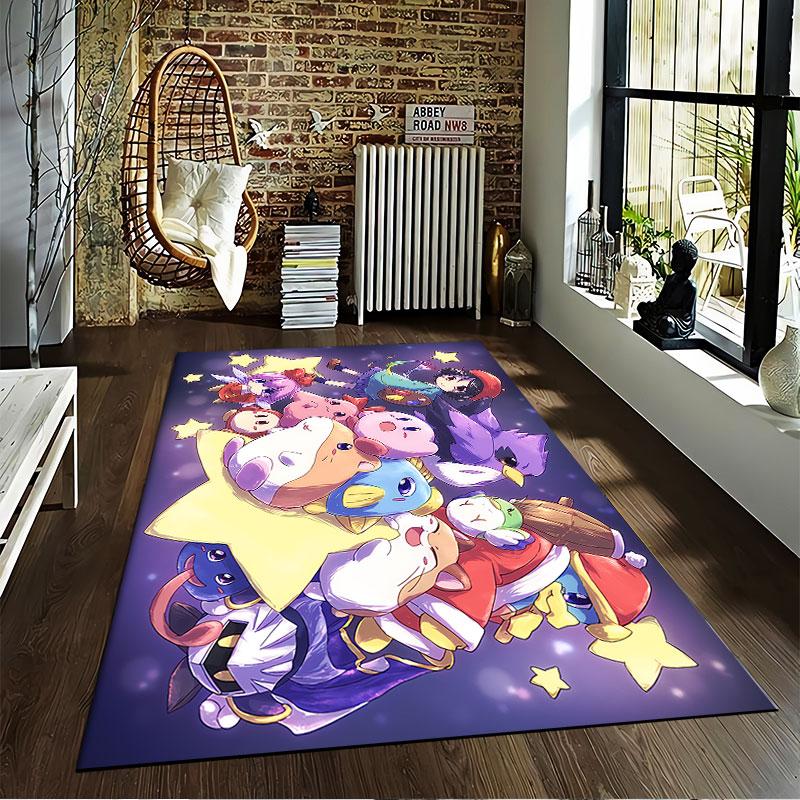 Anime-Inspired Cute Characters suitable as a non-slip mat for the living room or bedroom sofa