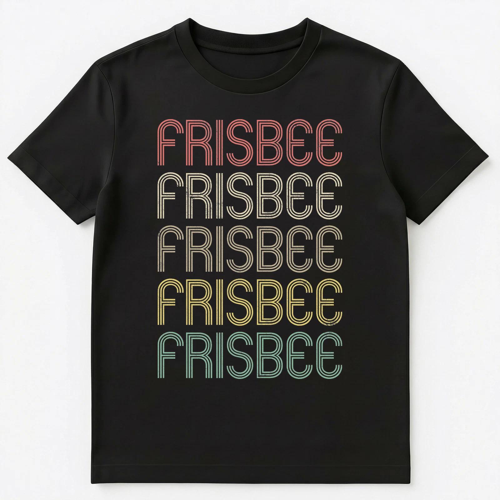 Retro Style Frisbee Unisex T-Shirt XL