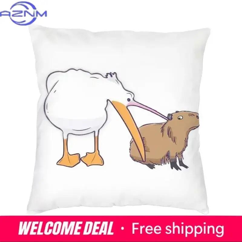 Capybara Home Cushion Cover Animal Pet Nordic Throw Pillow Decor Case