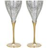 Set of 2 Hammered Copper Nickel Lined Champagne Coupes/ Flutes/ Wine Glasses in Gift Box