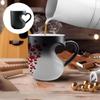 Heat Sensitive Color Changing Magic Mug with Romantic Heart Handle Gift for Birthday Anniversary Valentine's Day Coffee Cup