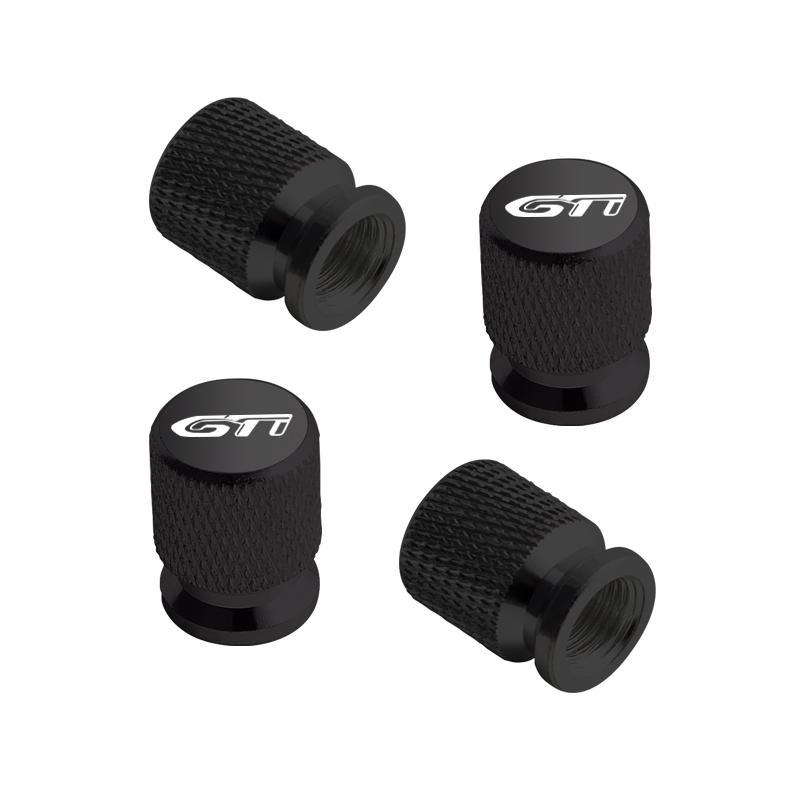 For VW VOLKSWAGEN 2026 New For Peugeot GTI Emblem 106 107 206 207 208 301 307 408 508 3008 Badge Car Wheel Tire Valve Caps Tyre