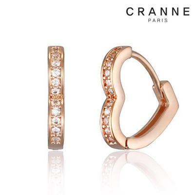 Lovely Heart One-Touch Earrings C24EB322