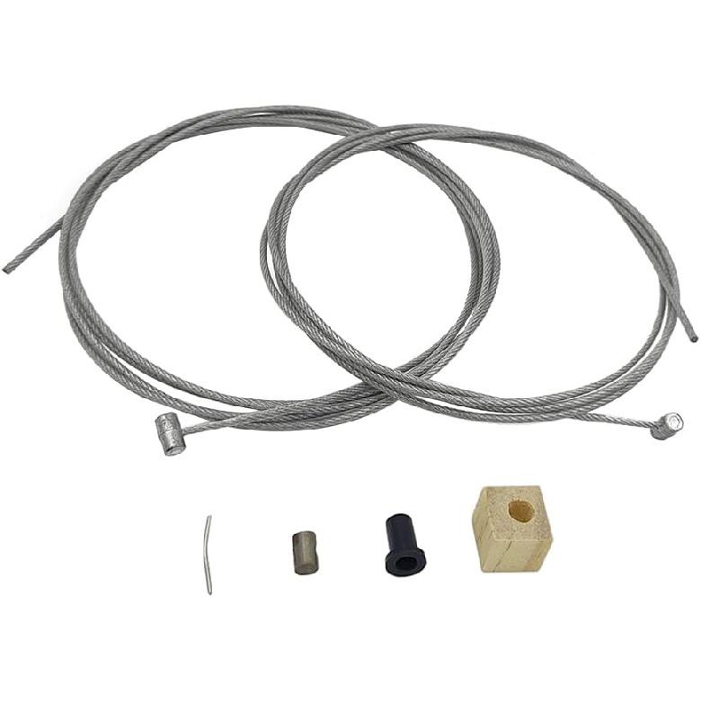 Sliding Door Motor Cable Repair Kits Compatible with 1999-2004 Honda Odyssey 3.5L V6, Replace 72011S0XA01 72051S0XA01