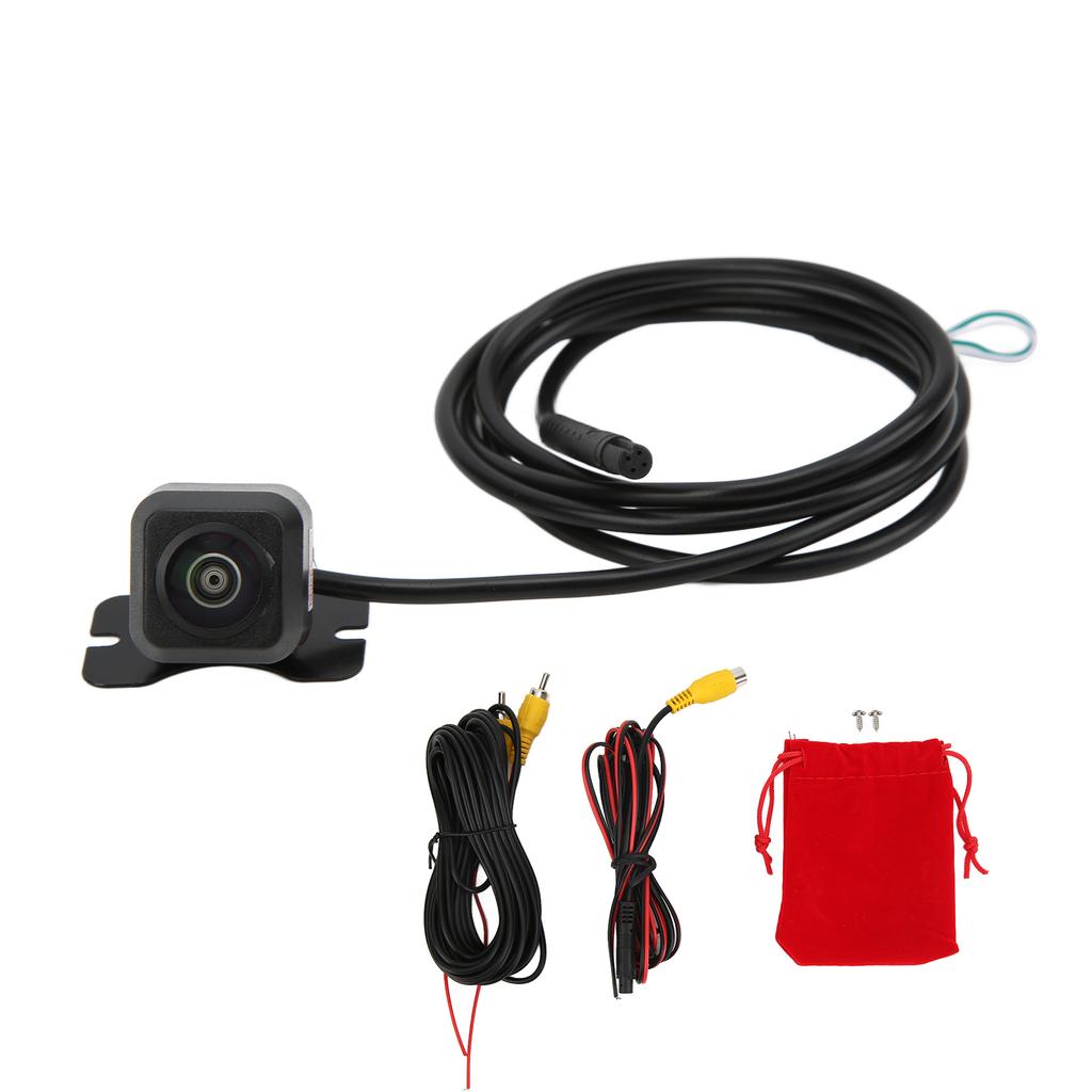 AHD Rear View Backup Camera 170 degrees  Night Vision IP68 Waterproof with CVBS Reference Line for 12V Cars