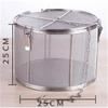 Big Stainless Steel Fine Mesh Strainer Gravy Soup Taste Spice Box Basket Brine Hot Pot Slag Separation Colander Strainers Basket