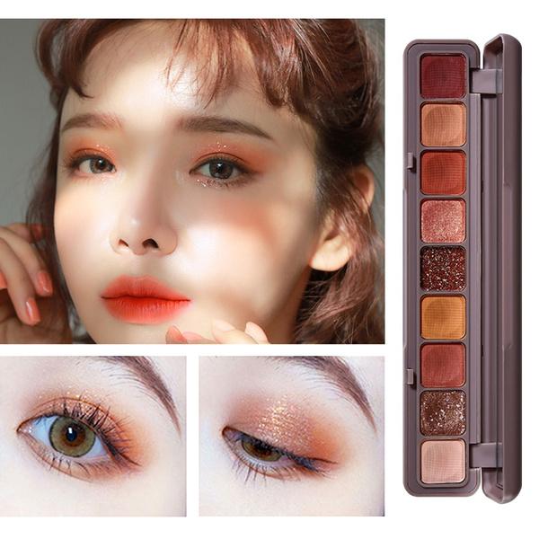 Nine-color Keyboard Fingertip Eyeshadow Palette Pearly Matte Super Fire 9-color Eyeshadow Cheap Wholesale Beginner Fashion
