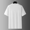 Dibenze Herren Übergröße Locker sitzendes Kurzarm-T-Shirt