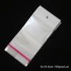 100Pcs Sealable Plastic Transparent Small Packaging Bag For Jewelry