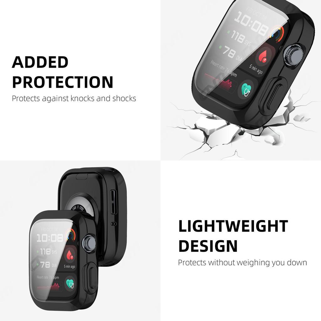 Husă pentru Huawei Watch D2, Husă cu Protector de Ecran, TPU Moale, Acoperire Bumper Protectoare All-Around, Accesorii pentru Huawei Watch D2