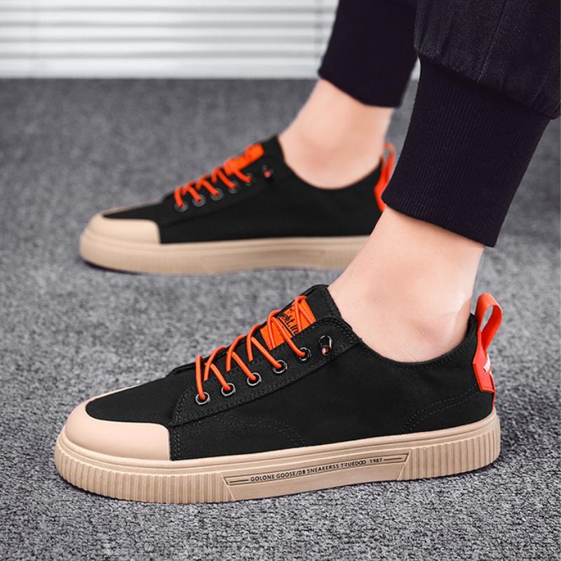 Men's Shoes Men Breathable Vulcanize Shoes Canvas Shoes Outdoor Lace Up Running Shoe Male Flat Designer Sneakers Tenis Malentio