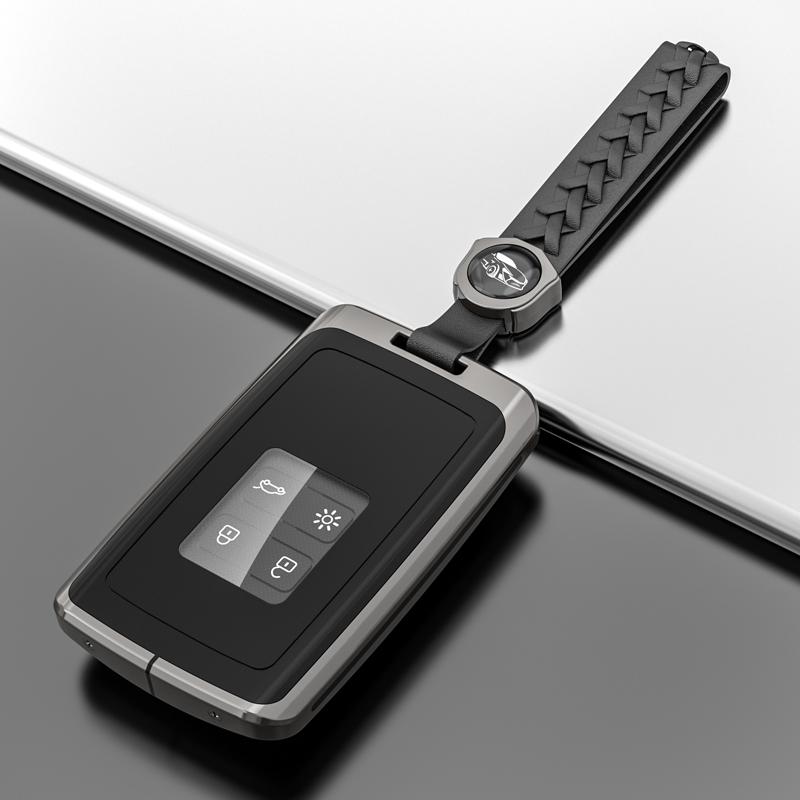 Pouzdro na klíček ze slitiny zinku na auto pro Renault Captur Megane Talisman Espace Clio Zoe Koleos Scenic 4 Arkana Dacia Sandero