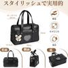 School Bag for High School Boston Student Large Synthetic Black [Euetik] Students, Girls, Bag, Bag, Capacity, Leather, Unisex,