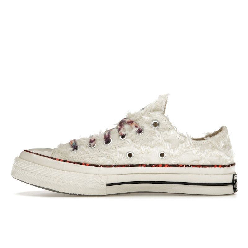 Converse Isabel Marant X Chuck 70 Low Vanilla White Unisex Sneakers Cream Black Red A10800C