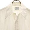 TOWNCRAFT 70s Vintage Striped Pattern Short Sleeve Shirt White PENNEYS Men's Used