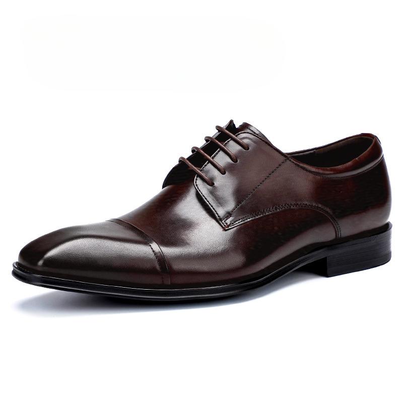 Men's Monk Leather Shoes Dress Shoes Men Classic Business Formal Social Office Party Wedding Shoes