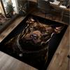 1Pc Pit Bull Print Rug - Computer Chair Area Rug Home Decoration Carpet For Living Room Bedroom Flooring Mat