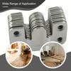 10pcs Picture Frame Hooks Stainless Steel Wall Hanger Flush Mount Hanging Buckle Furniture Interlock Bracket Joint Connector