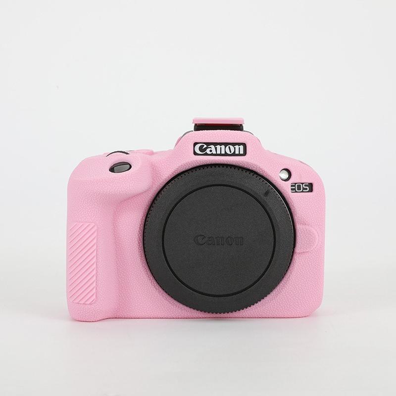 Silicone Case & Soft Shell Camera Pouch for Canon EOS R100 - Mirrorless Camera Protective Cover