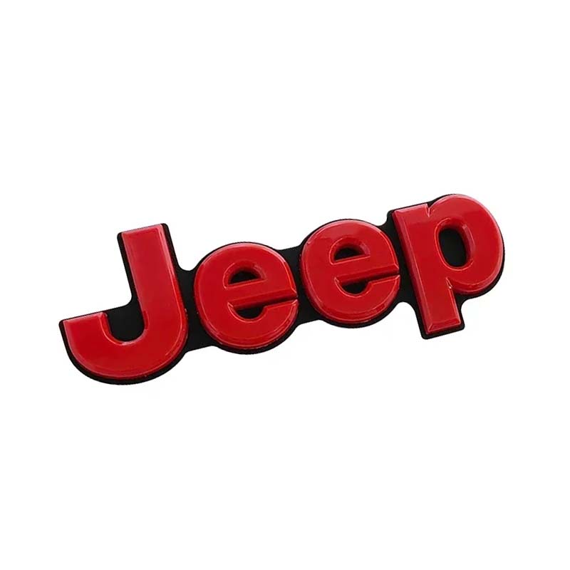 ABS Car Front Grille Emblem for JEEP Grand Cherokee Compass Wrangler Renegade JK JL Patriot Badge Auto Stickers Accessories ALT1