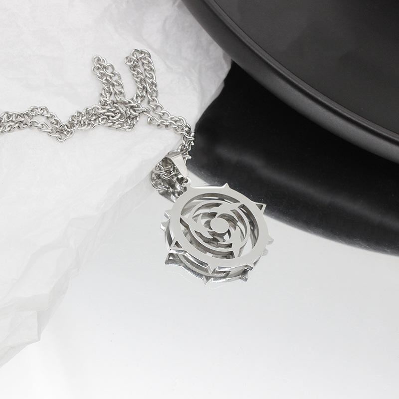 

New Genshin Impact Necklace For Women/Men Punk Anime Scaramouche Xiao Titanium Steel Necklaces Jewelry Accessories Gift for Fans