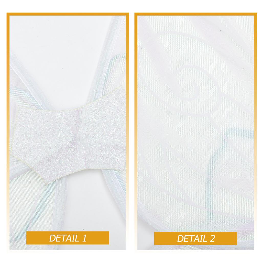 Butterfly Wing Decorative Fairy Wing Ornament Light Costume Prop Cosplay Party Photo Prop Gauze Material Lightweight