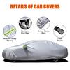 Copriauto Completo con Striscia Riflettente Antipolvere Protezione Solare Resistente ai Graffi UV per 4X4/SUV Auto Aziendale