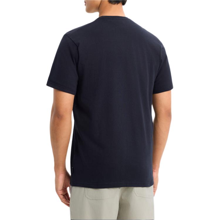 Columbia Pattern Printed Crew Neck Outdoor Sports Short Sleeve T-Shirt Men Tops Black AE2306-011