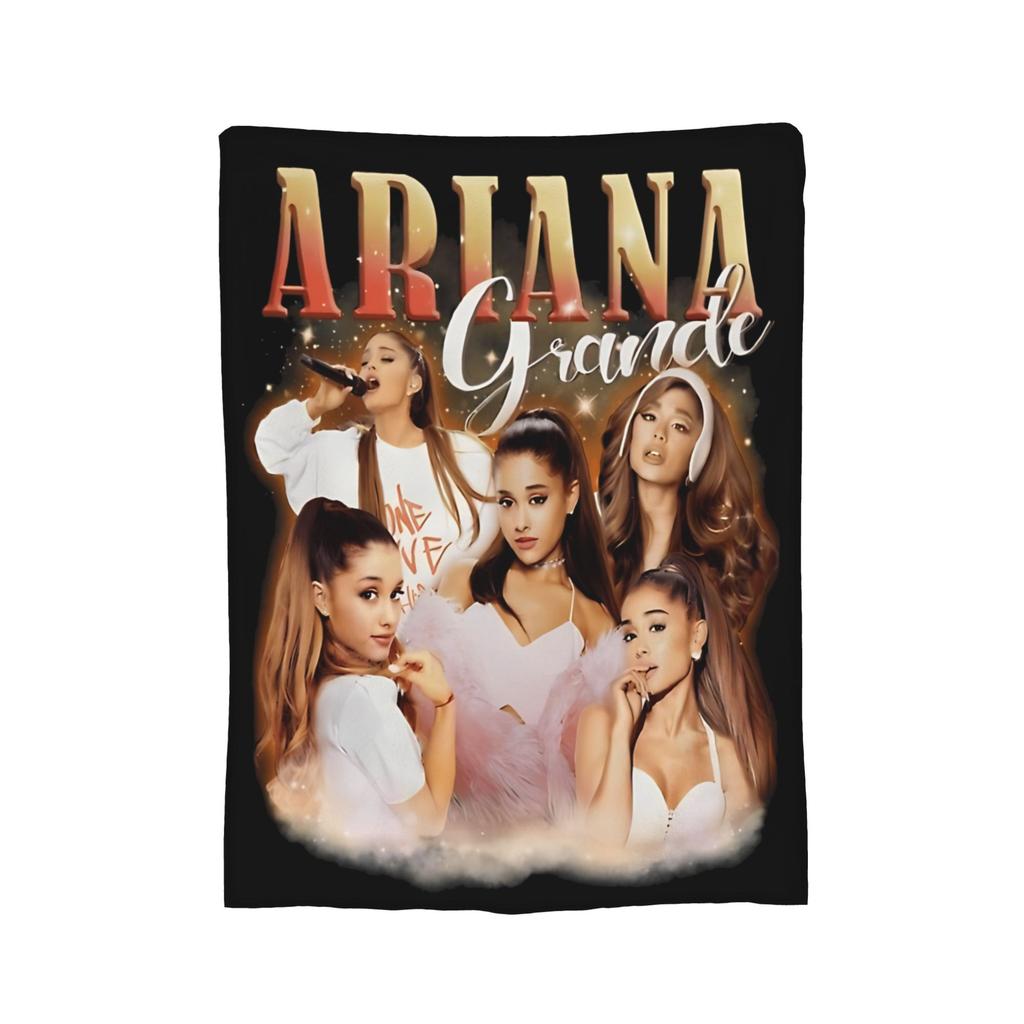 Ariana GrandeMelodie Enthüllt Decke Flauschig Großartig Warm Kuscheldecke für Tagesdecke Dekoration,
