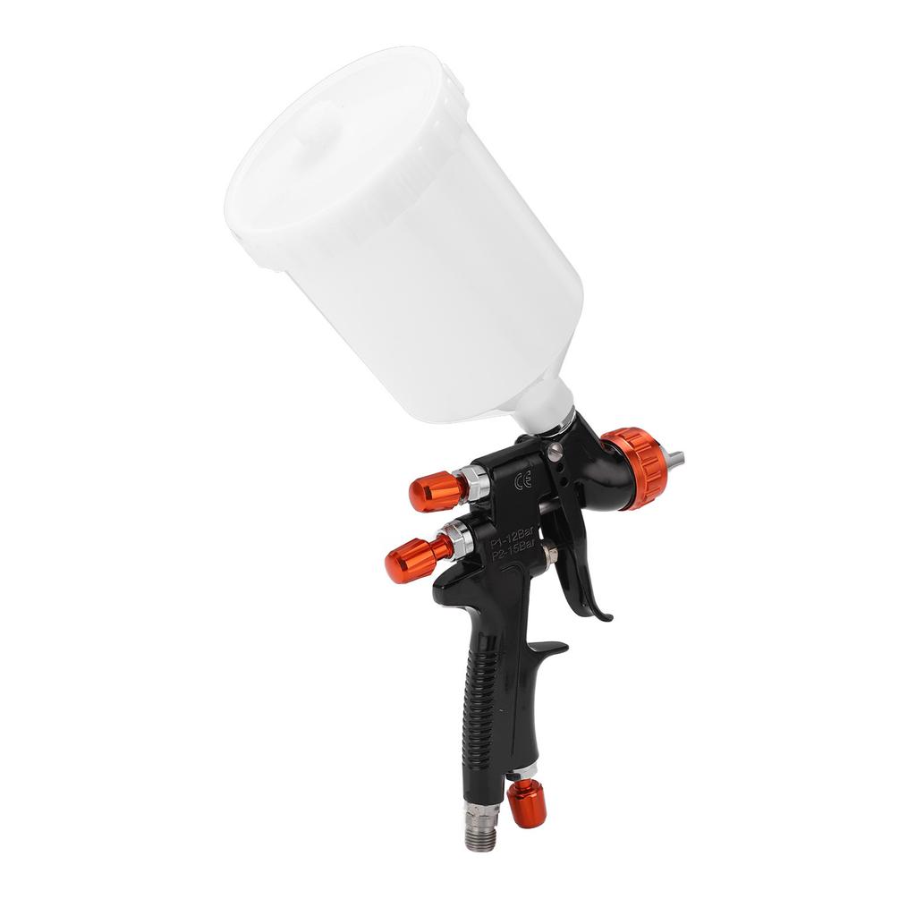 Spray Gun Kit High Atomization 1.3mm Nozzle Pot for Auto Primer Clear Top Coat Touch Up