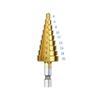 HSS Titanium-Coated Spiral Groove Step Drill Bit Or Straight Grooved Drill Bits 3-12 4-12 4-20 4-32 For Wood Metal Hole Cutter