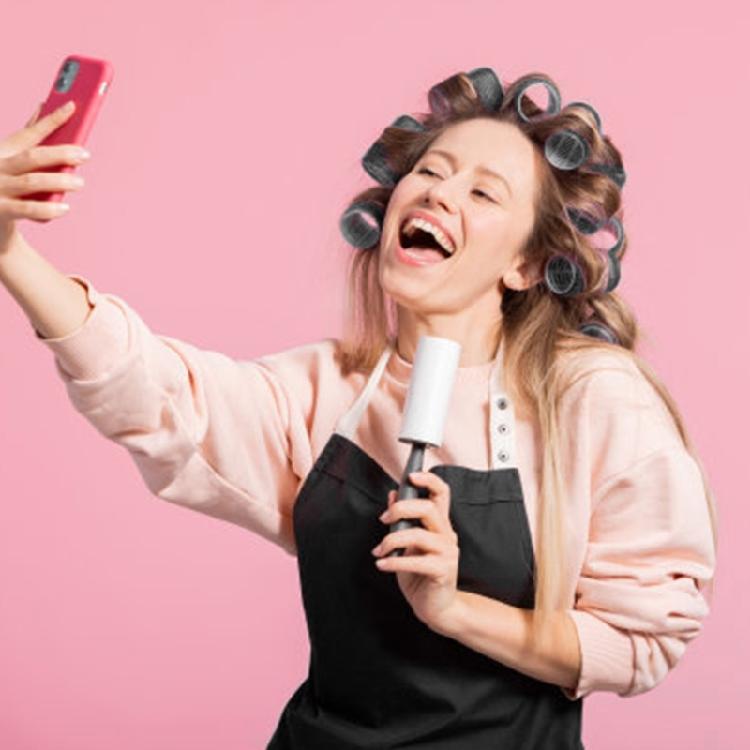 6 Stück Haarroller-Sets Lockenwickler-Set mit großem Haarclip Haarstyling-Zubehör für mühelos hitzelose Lockenfrisur