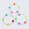 BONBEAU Bold Clear Ball Smile Bracelet Bold Clear Ball Color Smile Ball Banding Bracelet