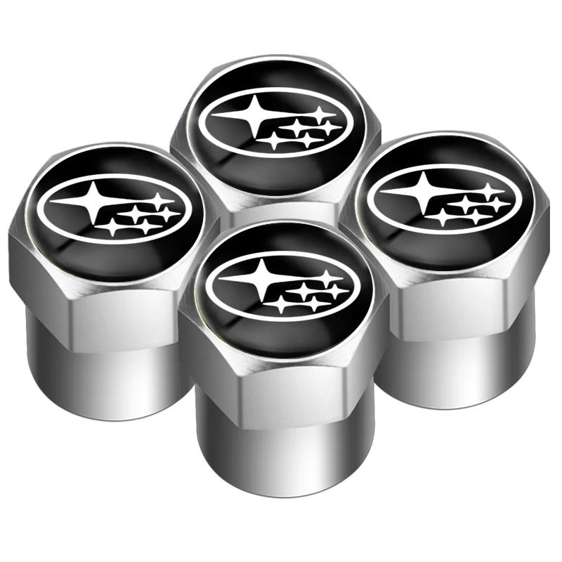 Car Tyre Valve Cap Dust Caps Wheel Valve Cover For Subaru Impreza Legacy WRX STI BRZ Forester Ascent Levorg XV WRC X666