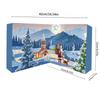 Weihnachts-Adventsspielzeug 24 Tage Countdown-Kalender Adventsfiguren Feiertags-Heimdekoration Puppe für Frauen Männer Kinder Kinder Erwachsene