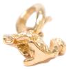 ete [Beautiful condition] K10 1P diamond squirrel motif Pendant top Yellow GoldUsed