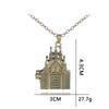 European and American hot-selling castle pendants, necklaces, fashionable retro accessories gifts