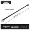 Retractable Stainless Steel Clothesline & Shower Curtain Rod Combo for Balcony and Bathroom