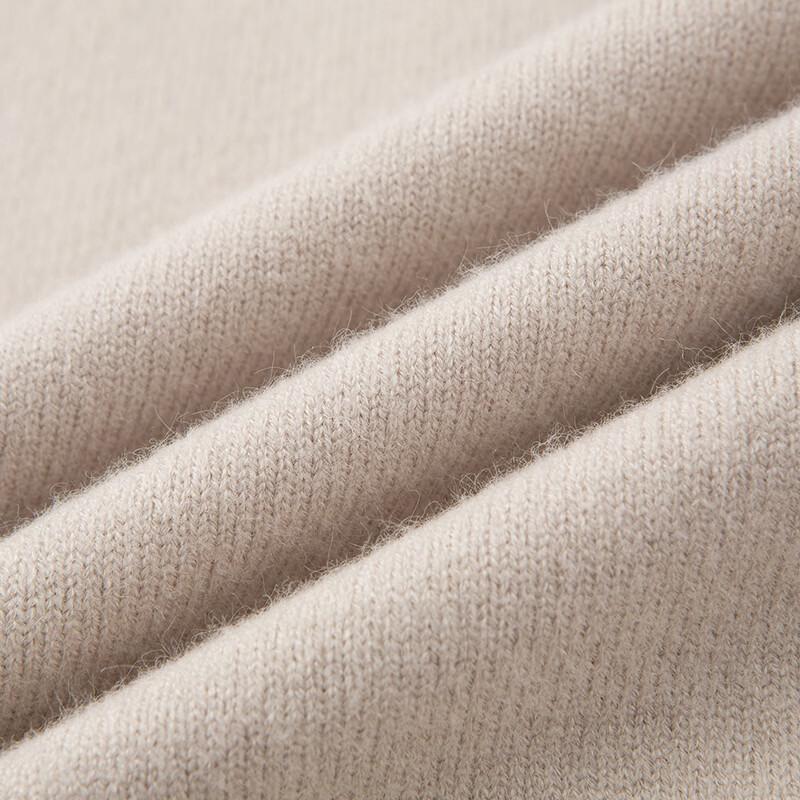 Hengyuanxiang Men's 10A Antibacterial Thickened Wool Round Neck Sweater