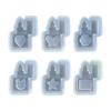 Resin Silicone Molds Quicksand Casting Molds Epoxy Resin Shaker Mold for Jewelry DIY Crafts Making Resin Pendant Mold