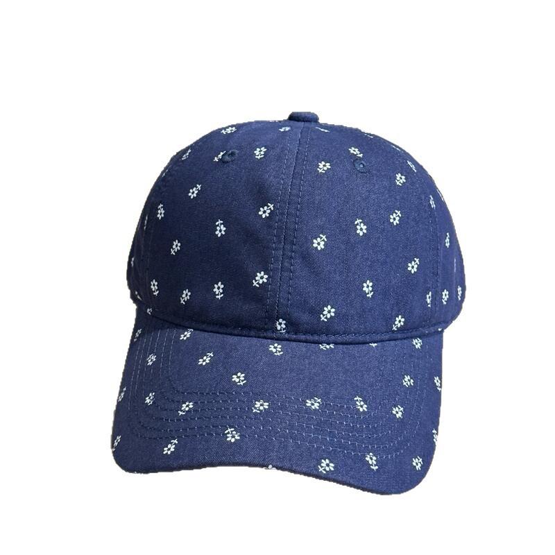 Floral Casual Versatile Baseball Cap Women's Four-season Outdoor Sports Cap Sunshade Sunscreen Hat Trend